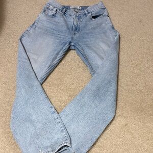 A&F the 90s straight ultra high rise